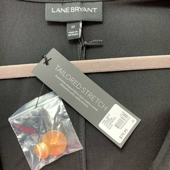 NWT LANE BRYANT Black Blazer - Picture 5 of 8